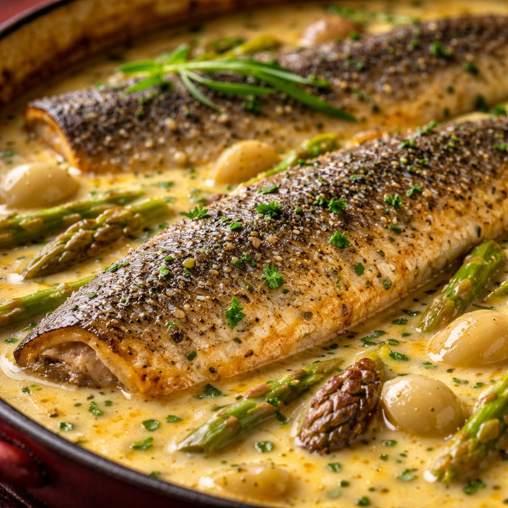 Truite au vin jaune